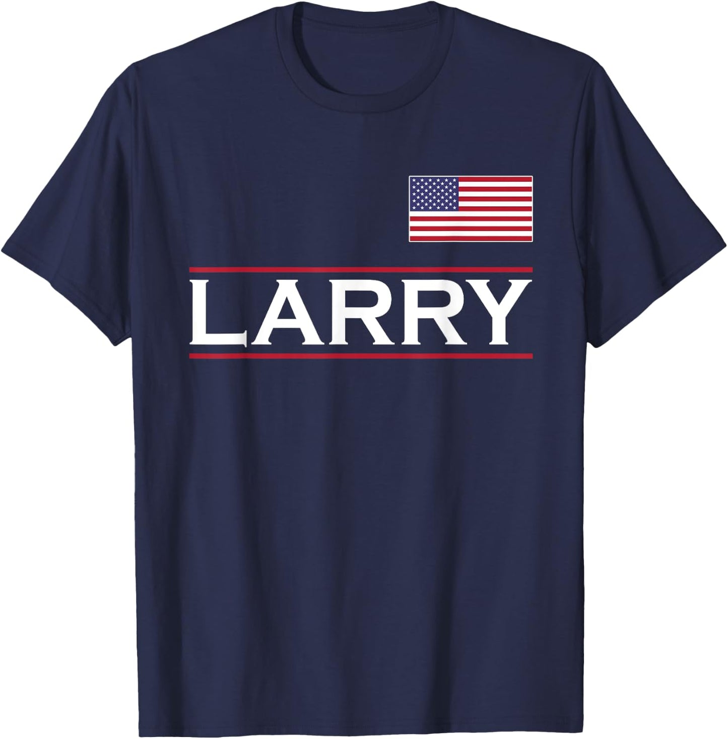 LARRY Personalized Name Funny Birthday Gift T-Shirt - T-Shirt | Navy