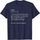Pilot Definition Fly Airplane Funny Aircraft Aviation Gift Small T-Shirt - T-Shirt | Navy