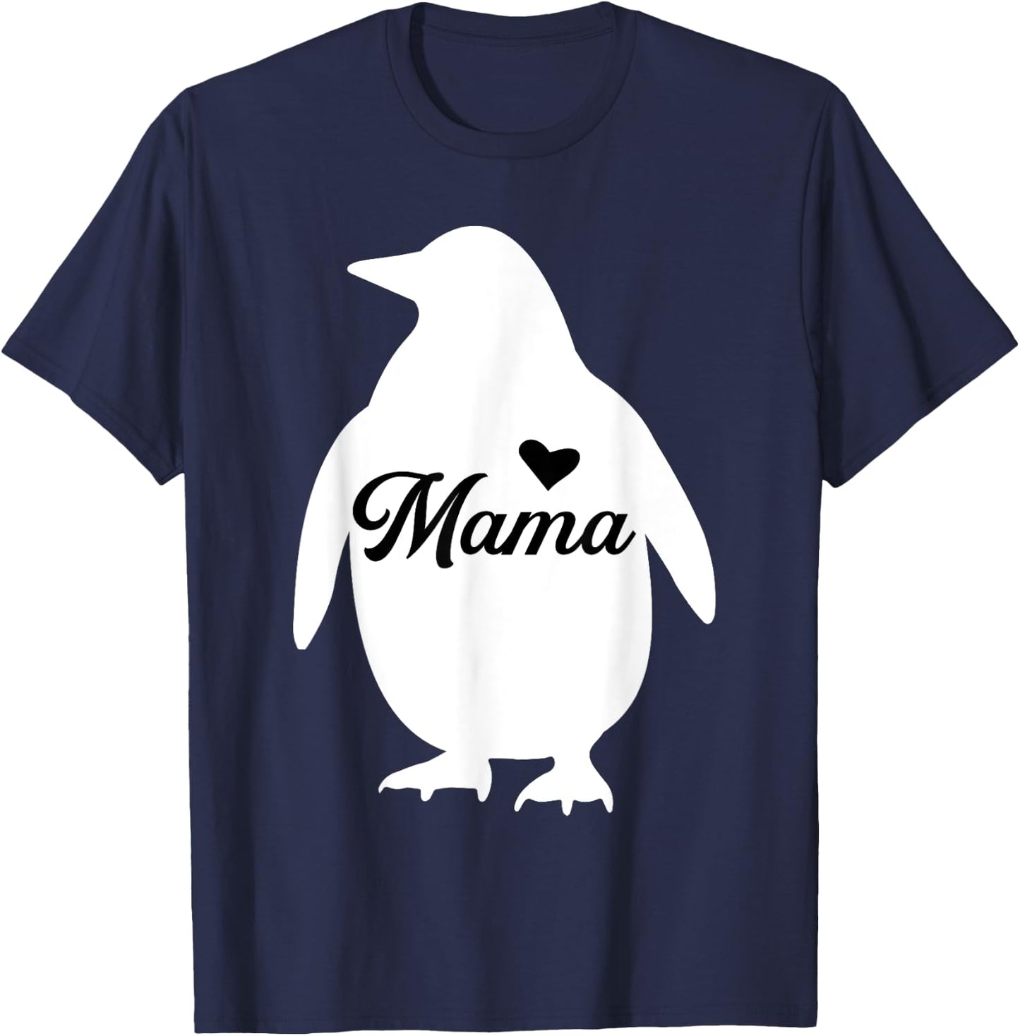 Mama Penguin T-Shirt - T-Shirt | Navy