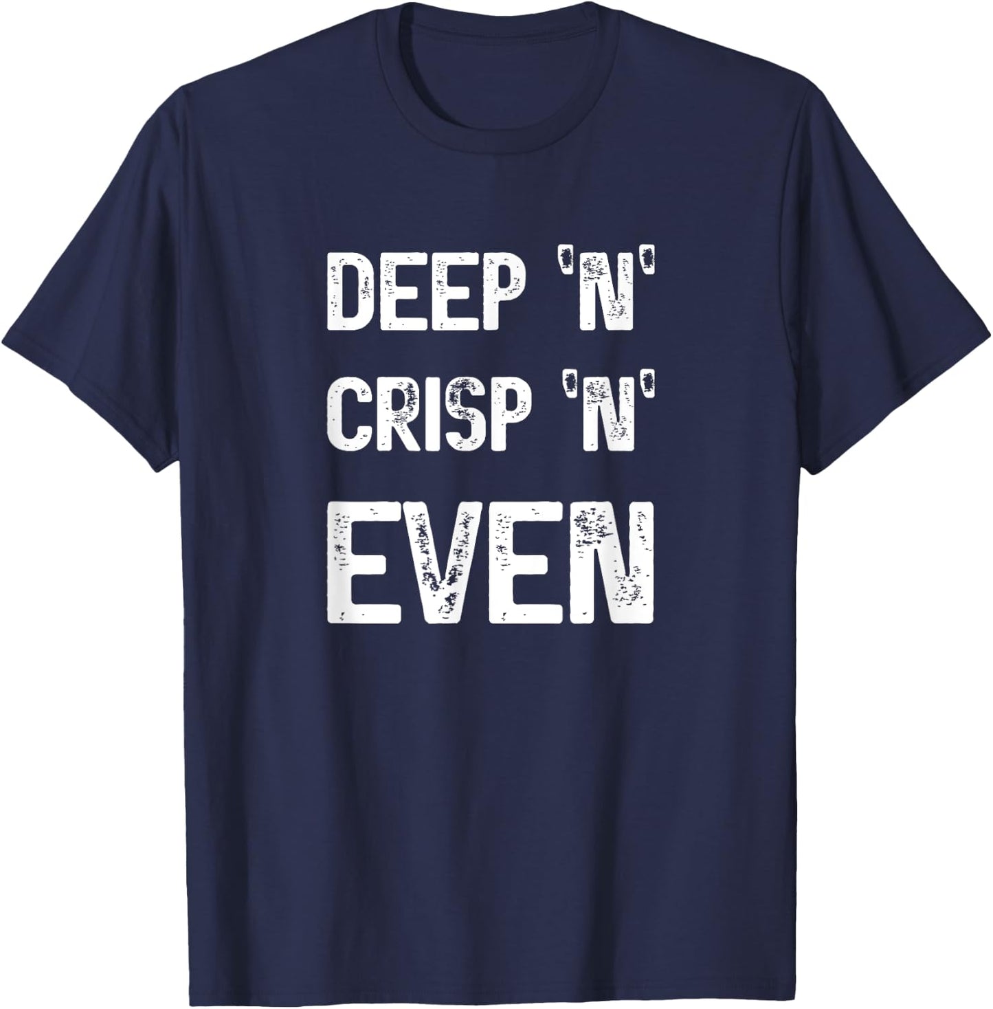 Good King Wenceslas s 'Deep n Crisp n Even' Christmas Carol T-Shirt - T-Shirt | Navy