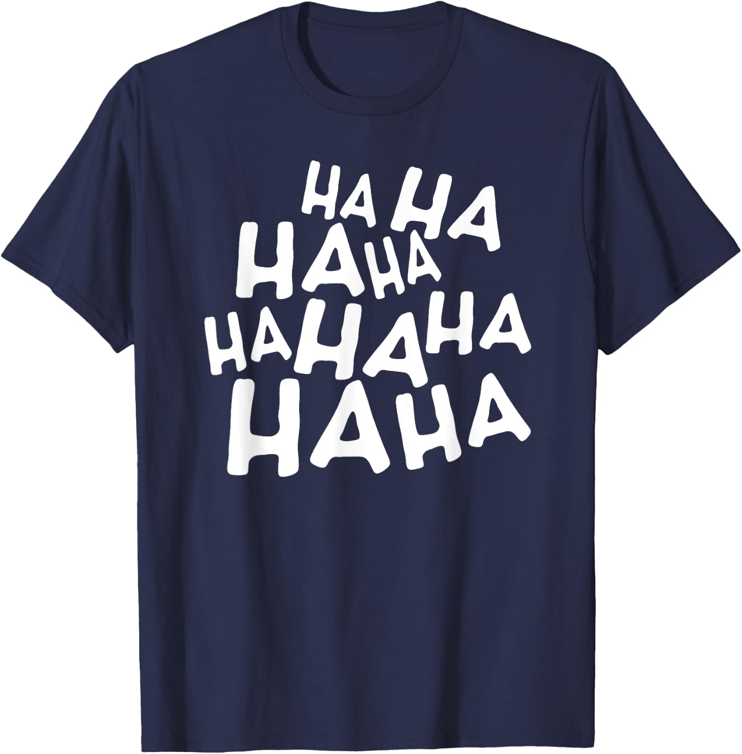 Haha Haha T-Shirt - T-Shirt | Navy
