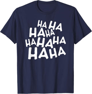 Haha Haha T-Shirt - T-Shirt | Navy