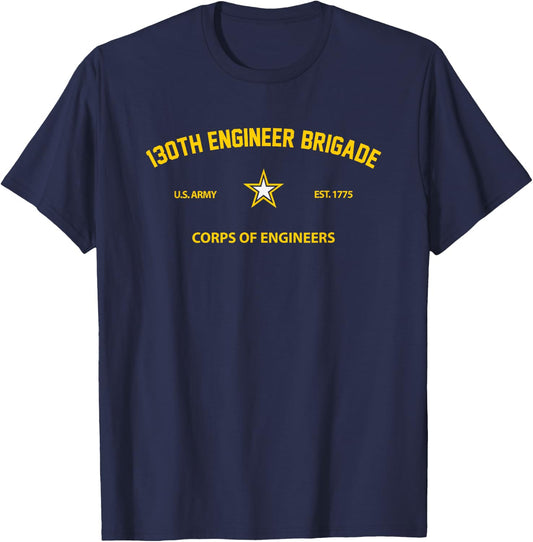 US Army 130th Engineer Brigade T-Shirt - T-Shirt | Navy