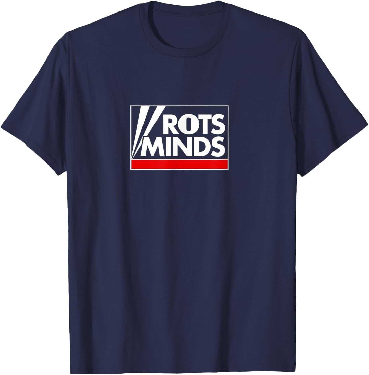 Rots Minds Faux News Channel T-Shirt - T-Shirt | Navy