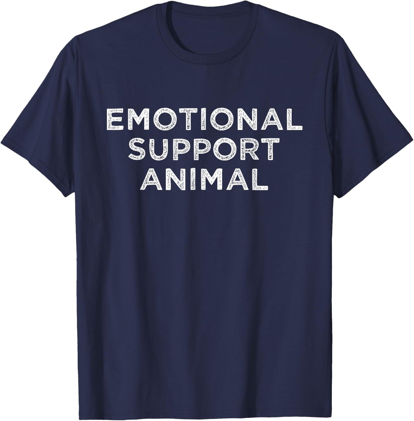 Emotional Support Animal T-Shirt - T-Shirt | Navy