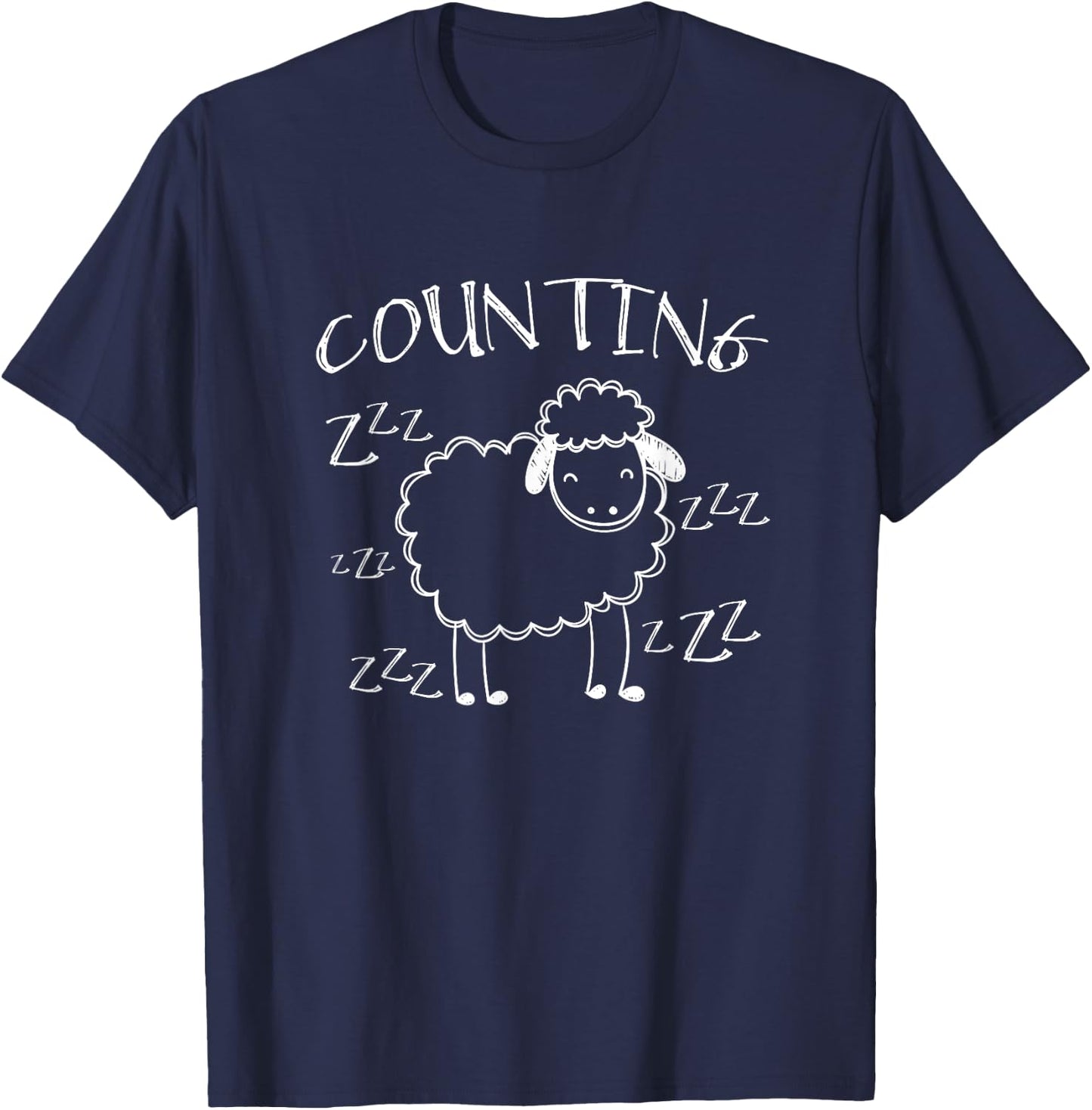 Counting Sheep T-Shirt - T-Shirt | Navy