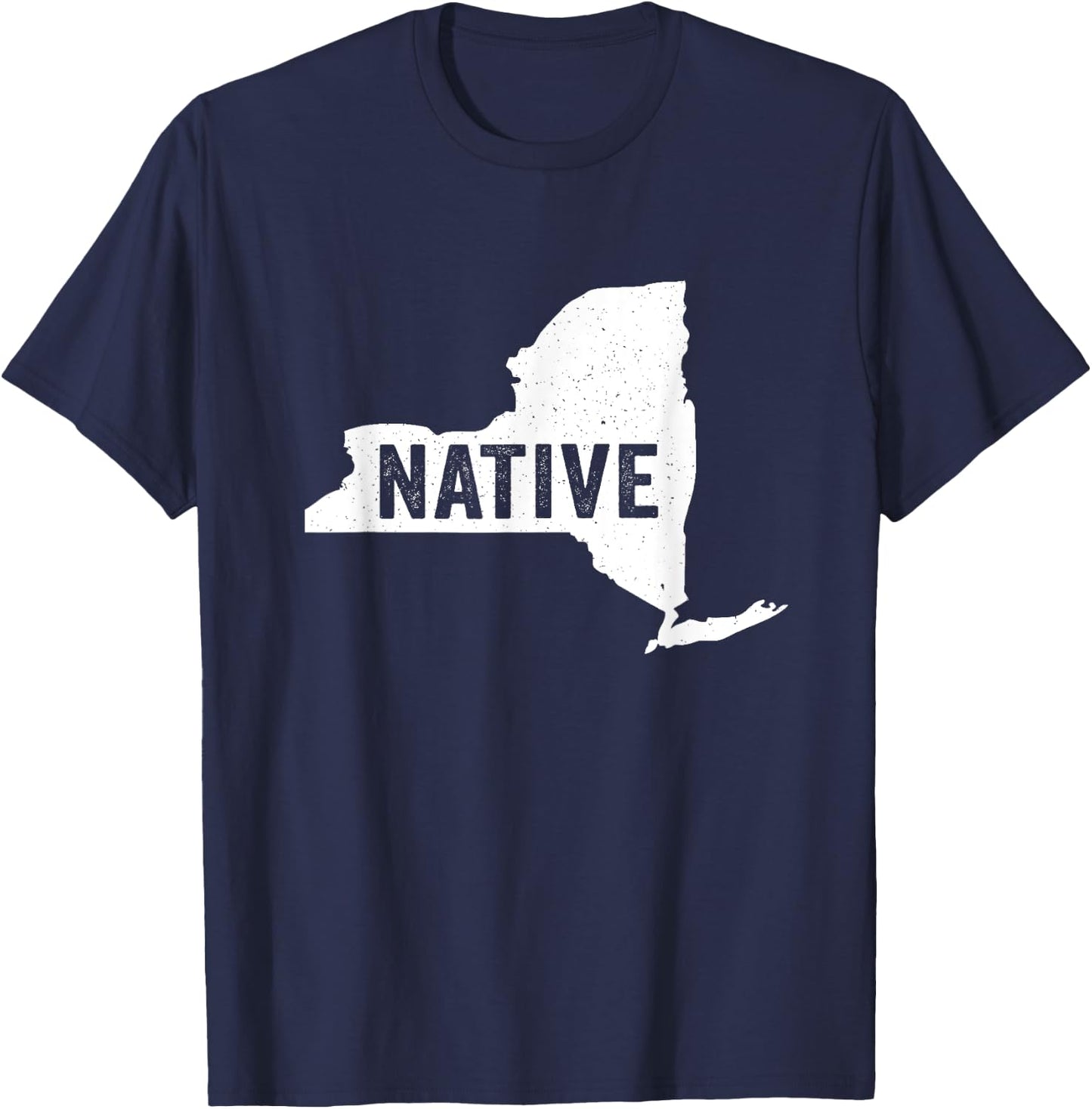 Native New Yorker Patriotic American Born USA New York Love T-Shirt - T-Shirt | Navy