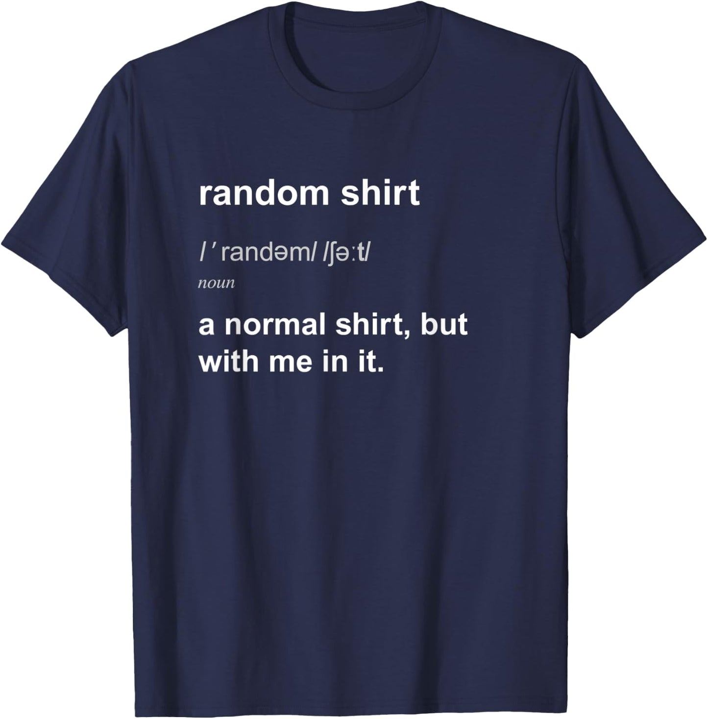 Random Funny Arbitrary Odd Stuff Women T-Shirt - T-Shirt | Navy
