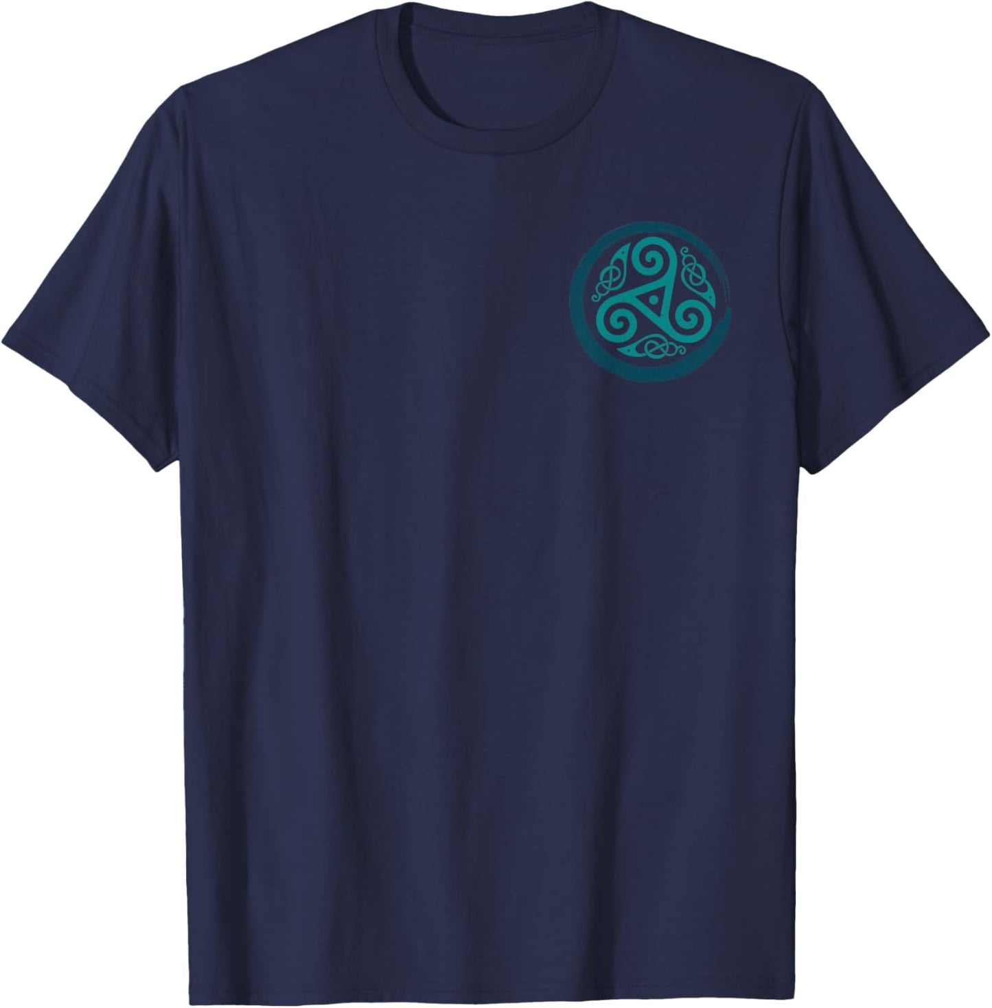 Triskele Celtic Knot T-Shirt - T-Shirt | Navy