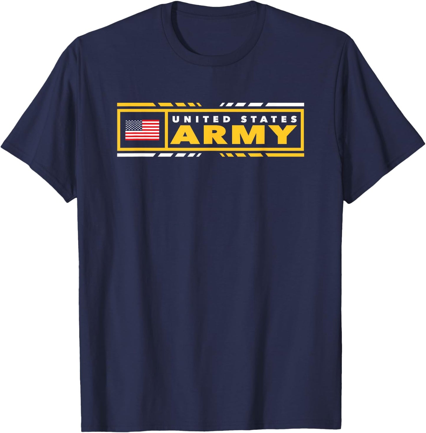 Army United States Military Zone Black Officially Licensed T-Shirt - T-Shirt | Navy