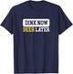 Beer Dink Funny Pickleball T-Shirt - T-Shirt | Navy