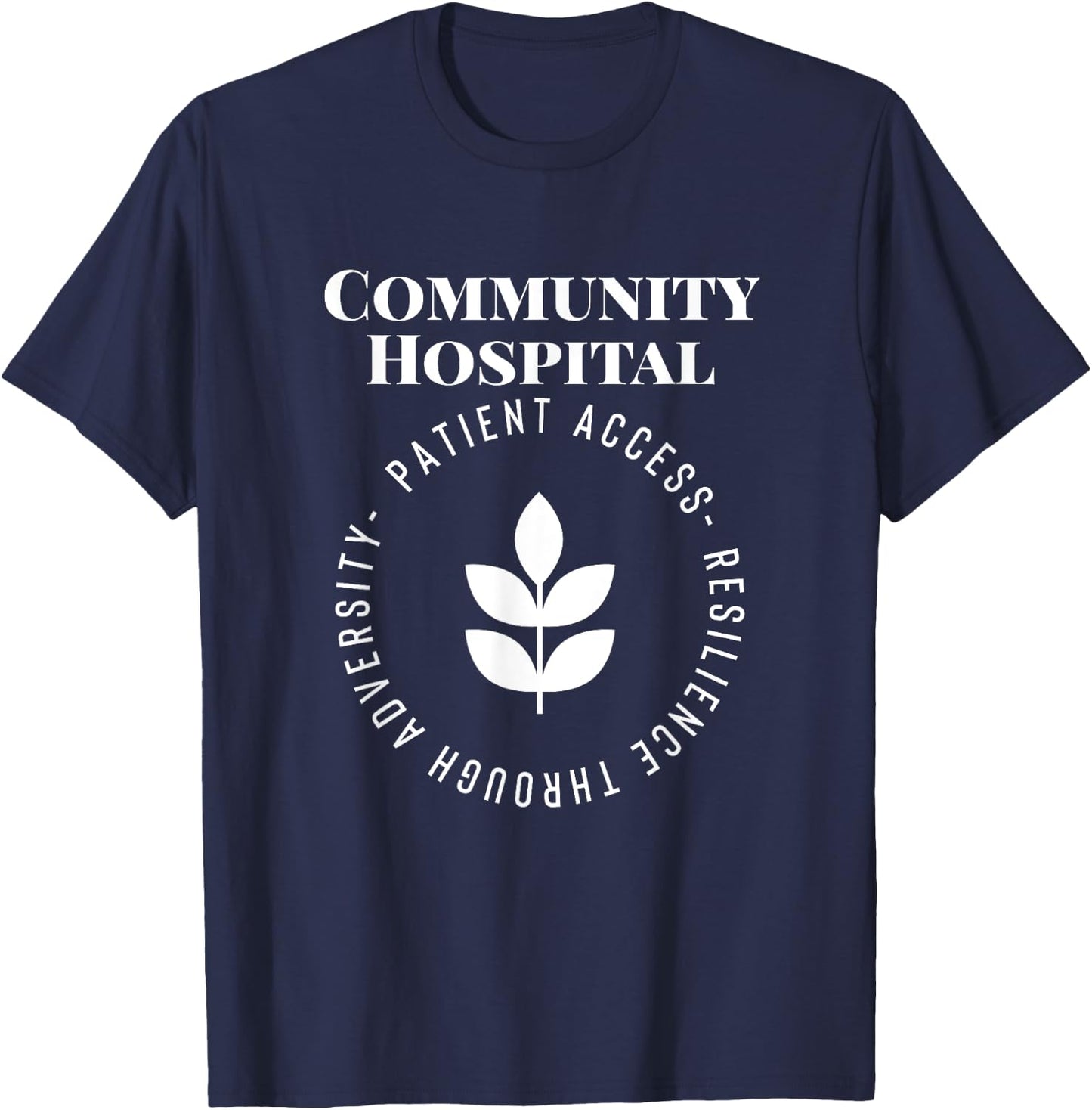 Community Hospital Patient Access T-Shirt - T-Shirt | Navy