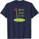 Best Aunt By Par Golf Gift Golfing Aunt Golfer Auntie T-Shirt - T-Shirt | Navy