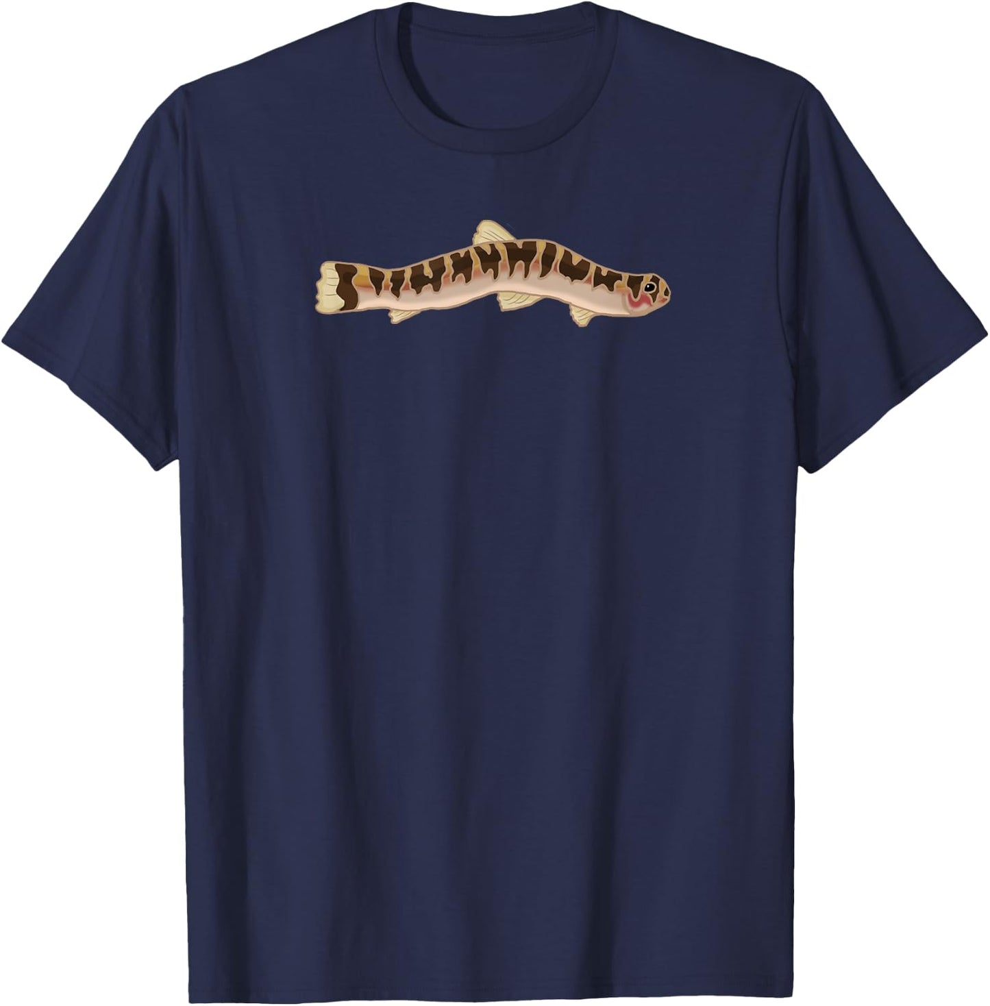 Kuhli Loach Aquarium Design for Fishkeeping Fans T-Shirt - T-Shirt | Navy