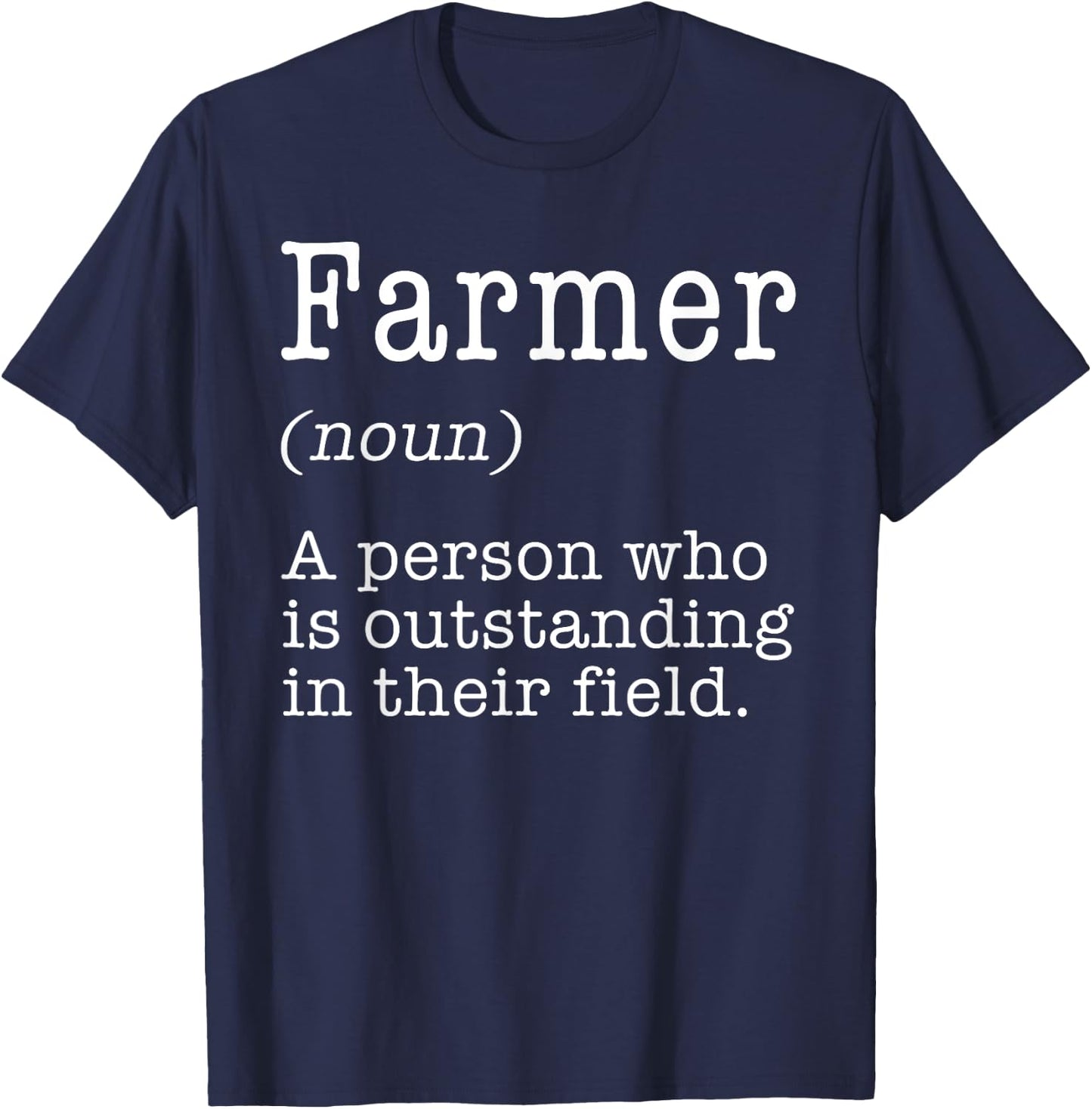 Funny Dairy Farmer Gift Local Farming Men Women Boys Girls T-Shirt - T-Shirt | Navy