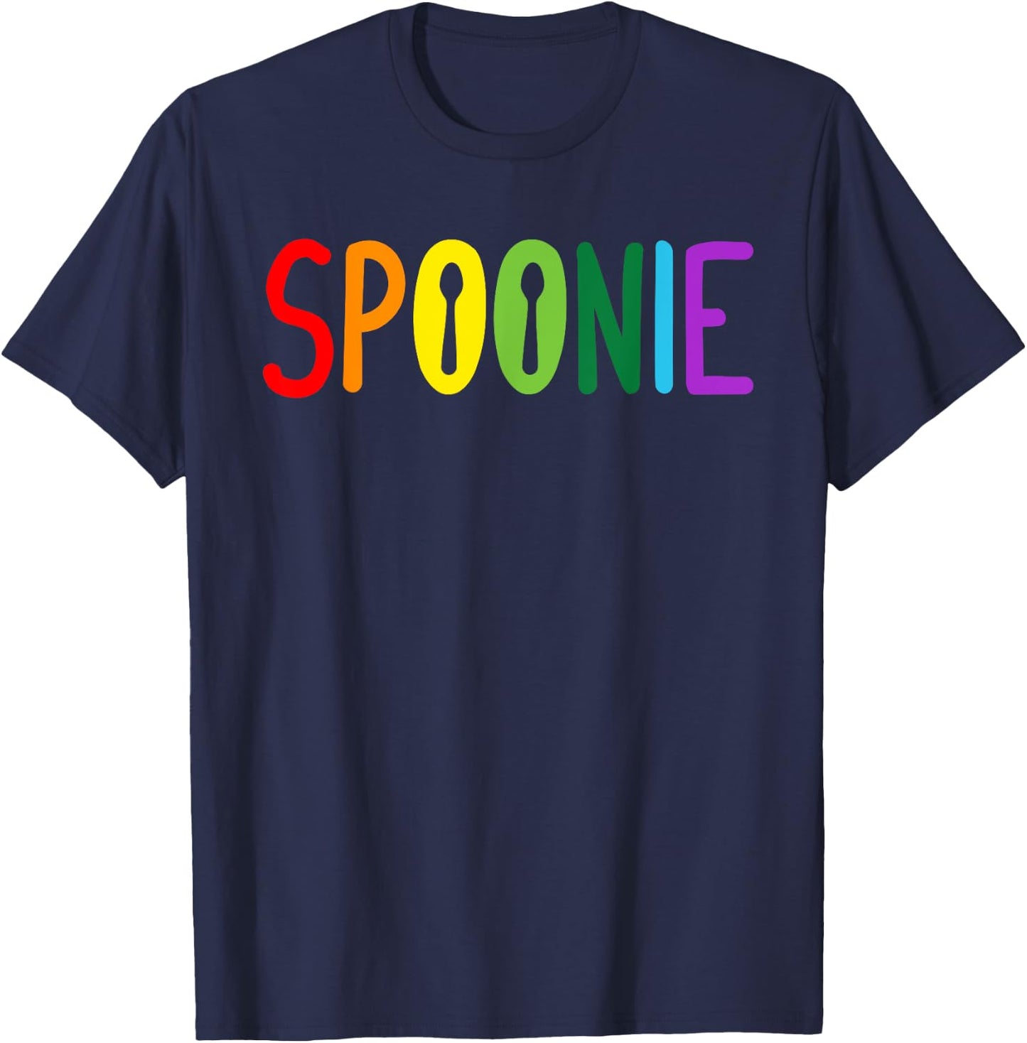 Spoonie Ehlers Danlos Syndrome Black And White Zebra Stripe T-Shirt - T-Shirt | Navy