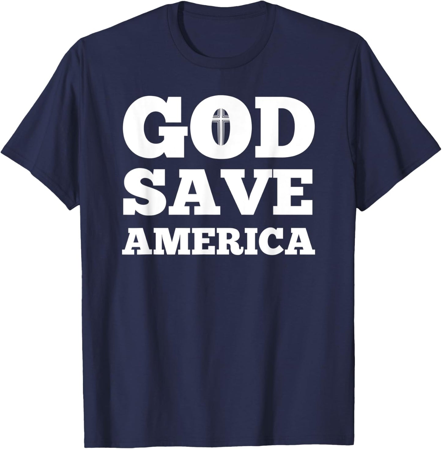 God Save America T-Shirt - T-Shirt | Navy