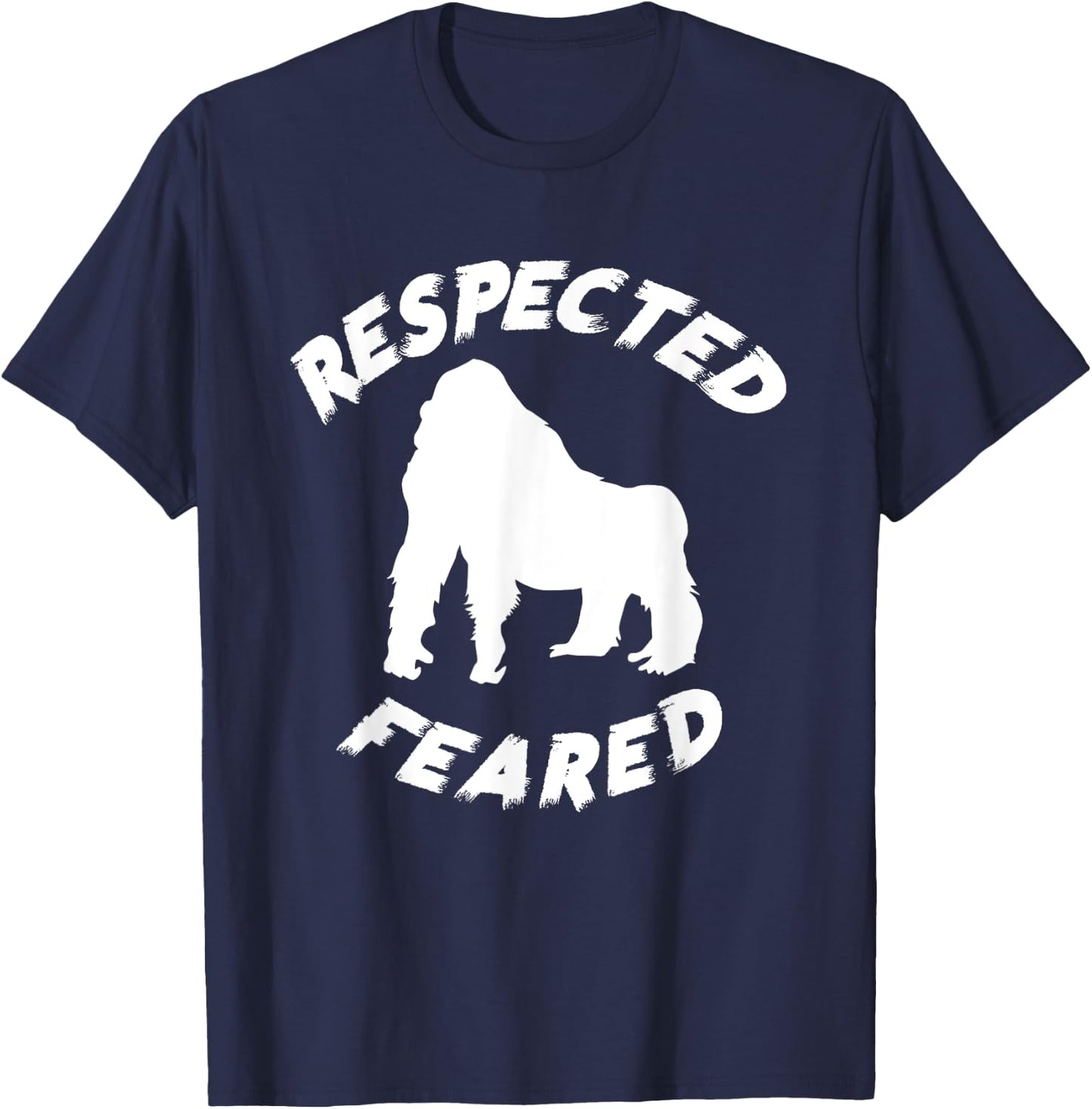 Gorillas Silverback - Monkey Wild Animals T-Shirt - T-Shirt | Navy