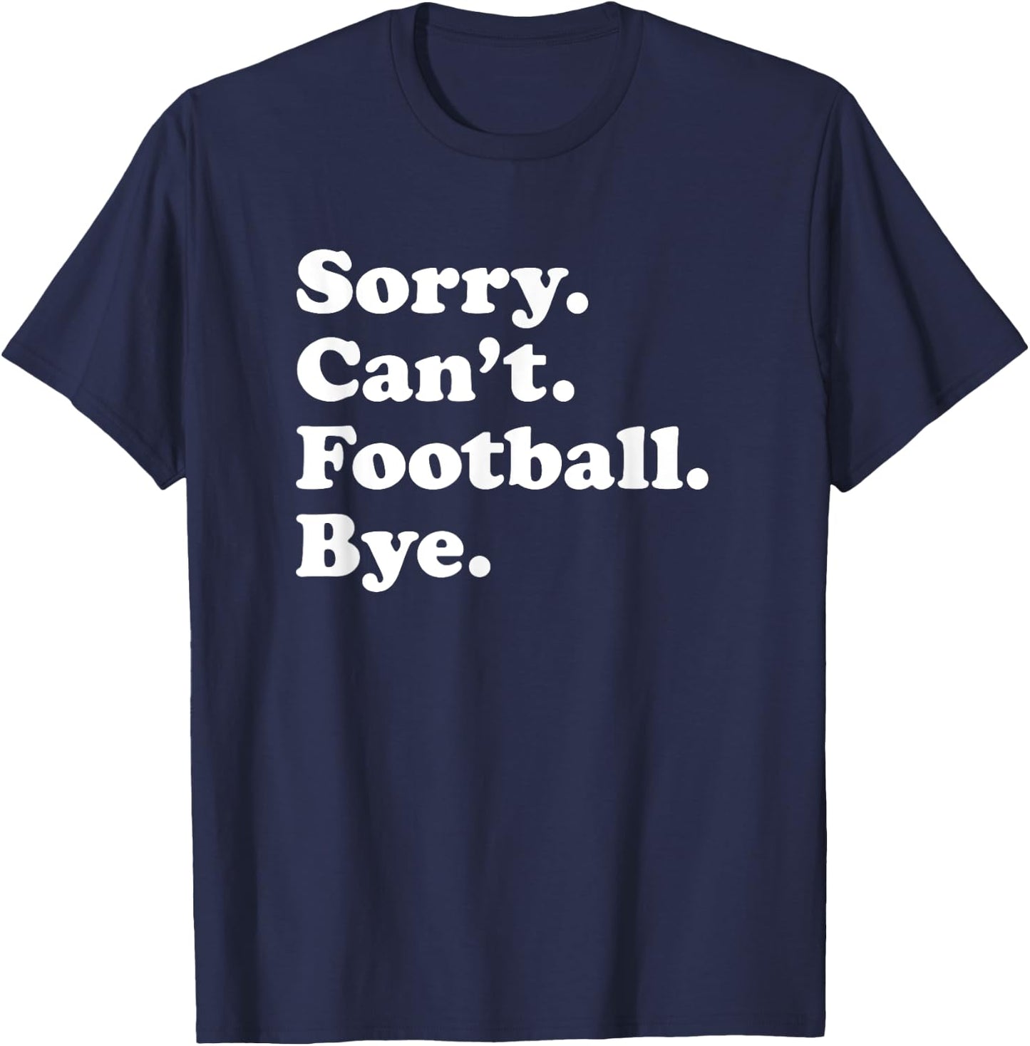 Funny Football Gift Women Boys or Girls T-Shirt - T-Shirt | Navy