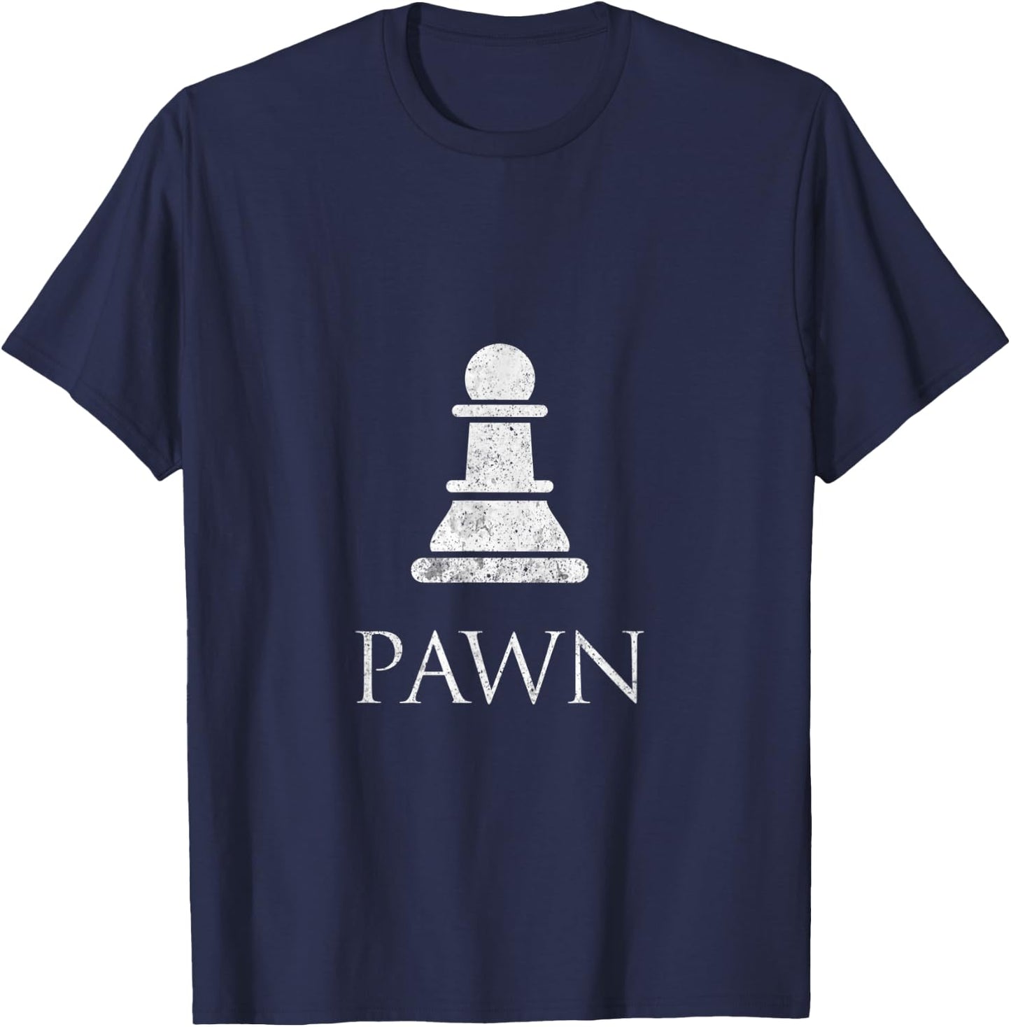 Pawn Chess Piece Game Matching Simple Halloween Costume T-Shirt - T-Shirt | Navy