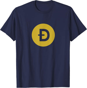 Dogecoin Crypto Men Women T-Shirt - T-Shirt | Navy
