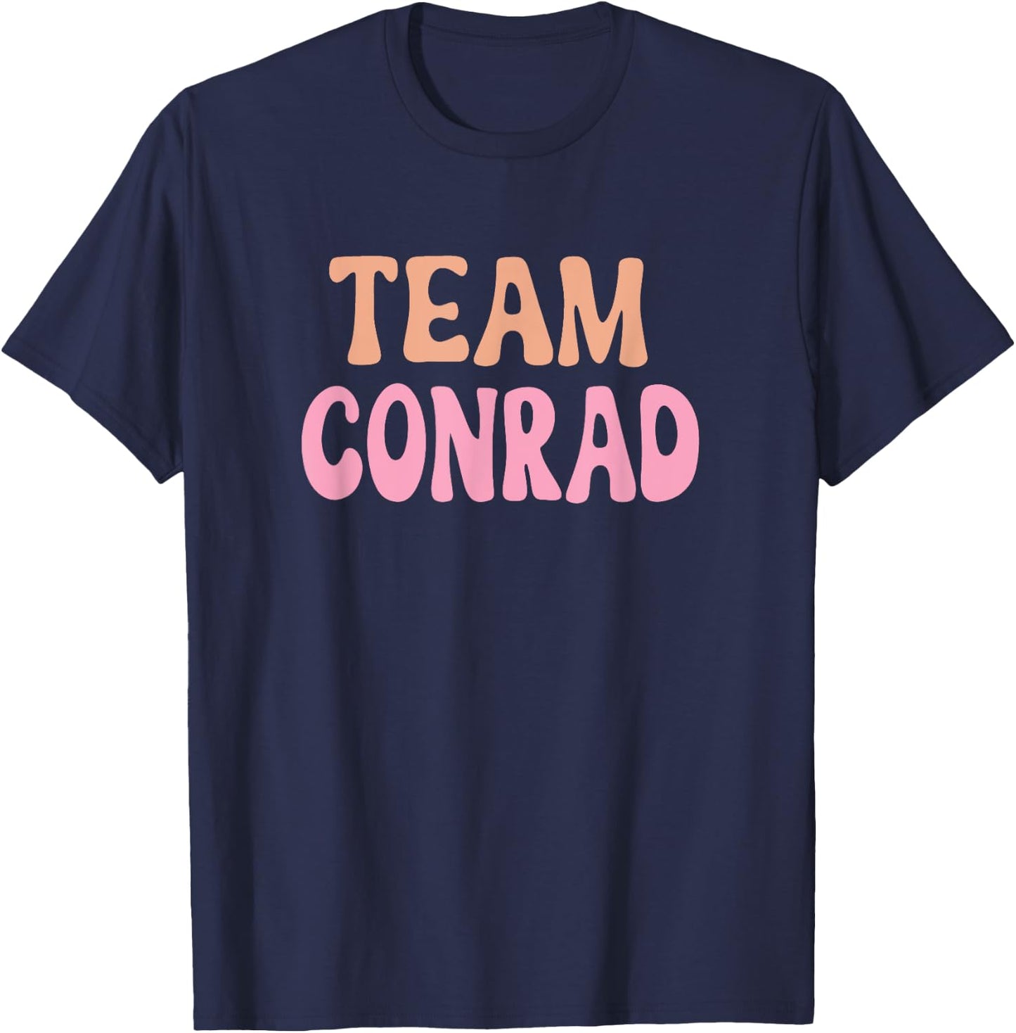 Support Your Favorite Team by MJ Team Conrad -Kids Black Cotton 60% Polyester 40% Modern Classic Fit Short Sleeve Small T-Shirt - T-Shirt | Navy