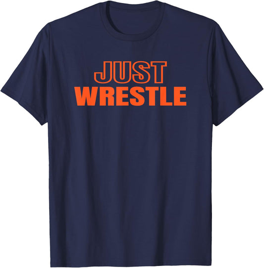 Just Wrestle Oklahoma Wrestling Team OK Okie Wrestler State T-Shirt - T-Shirt | Navy