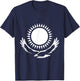 Republic of Kazakhstan Kazakhstan Kazakh Flag Horse T-Shirt - T-Shirt | Navy