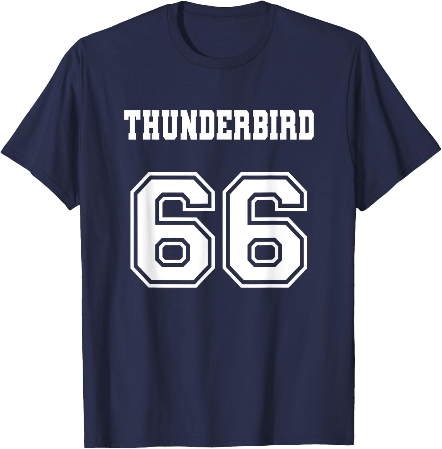 Jersey Style Thunderbird 66 1966 Muscle Classic Car T-Shirt - T-Shirt | Navy