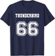 Jersey Style Thunderbird 66 1966 Muscle Classic Car T-Shirt - T-Shirt | Navy