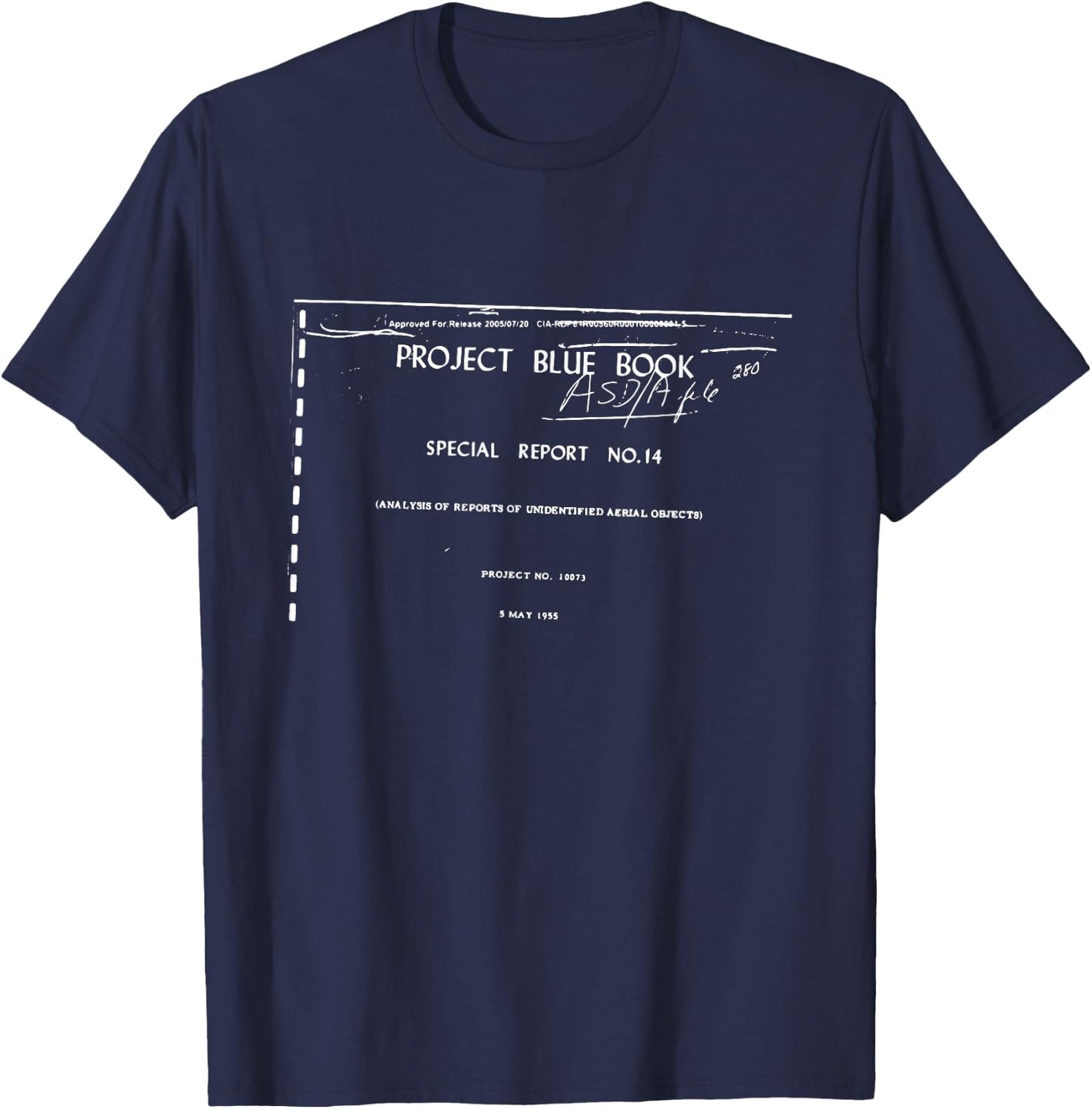 Project Blue Book T-Shirt - T-Shirt | Navy