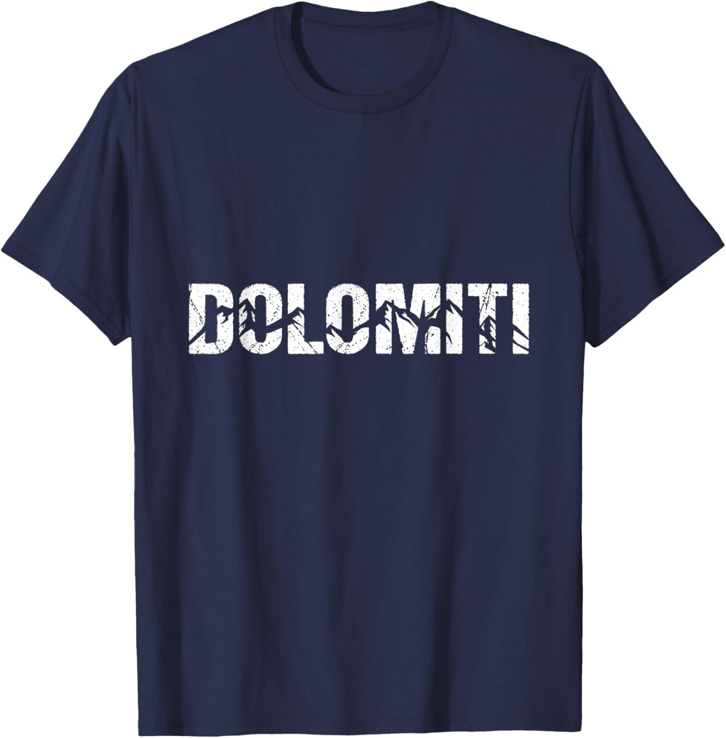 Dolomiti Alps Italy Dolomites Mountain T-Shirt - T-Shirt | Navy