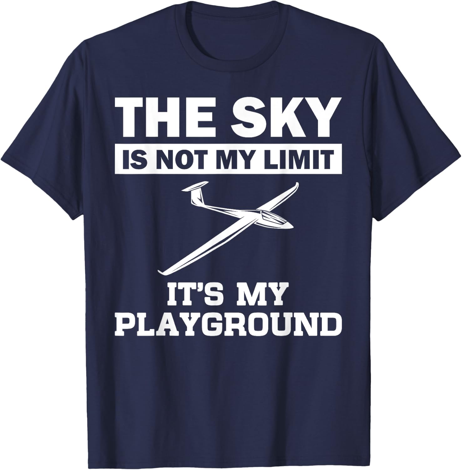 Funny Glider Art Gliding Pilot Aviation Lover Men Women T-Shirt - T-Shirt | Navy
