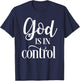 God Is In Control T-Shirt - T-Shirt | Navy