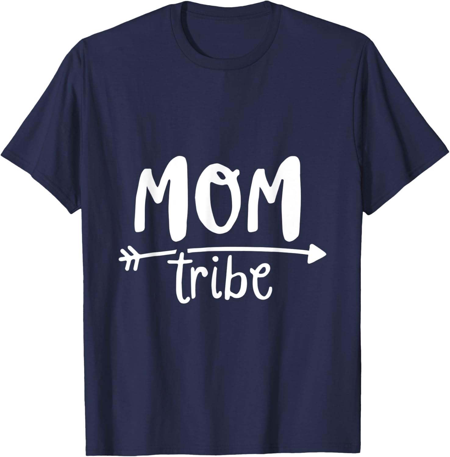 Mom Tribe Mama Family Love Saying T-Shirt - T-Shirt | Navy