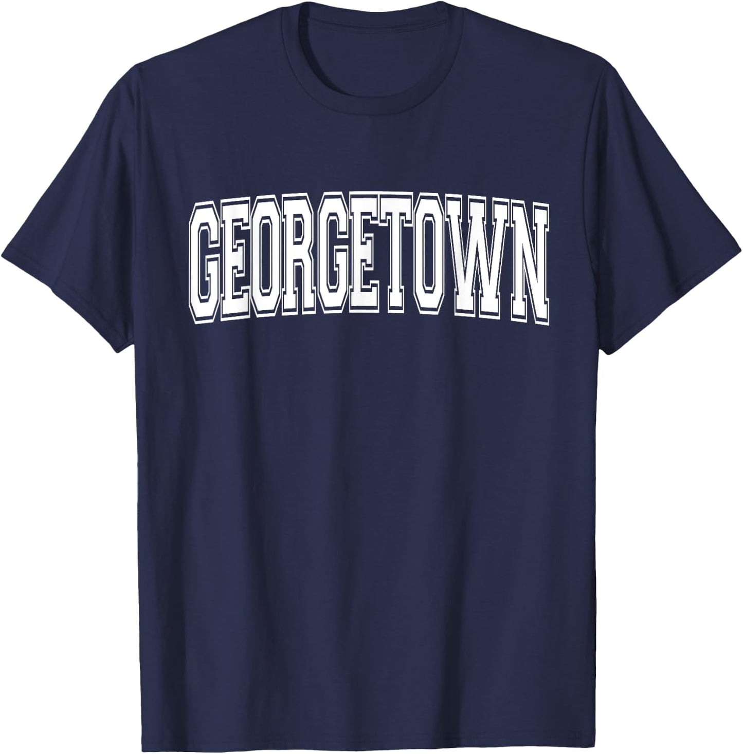 GEORGETOWN TX TEXAS USA Vintage Sports Varsity Style T-Shirt - T-Shirt | Navy