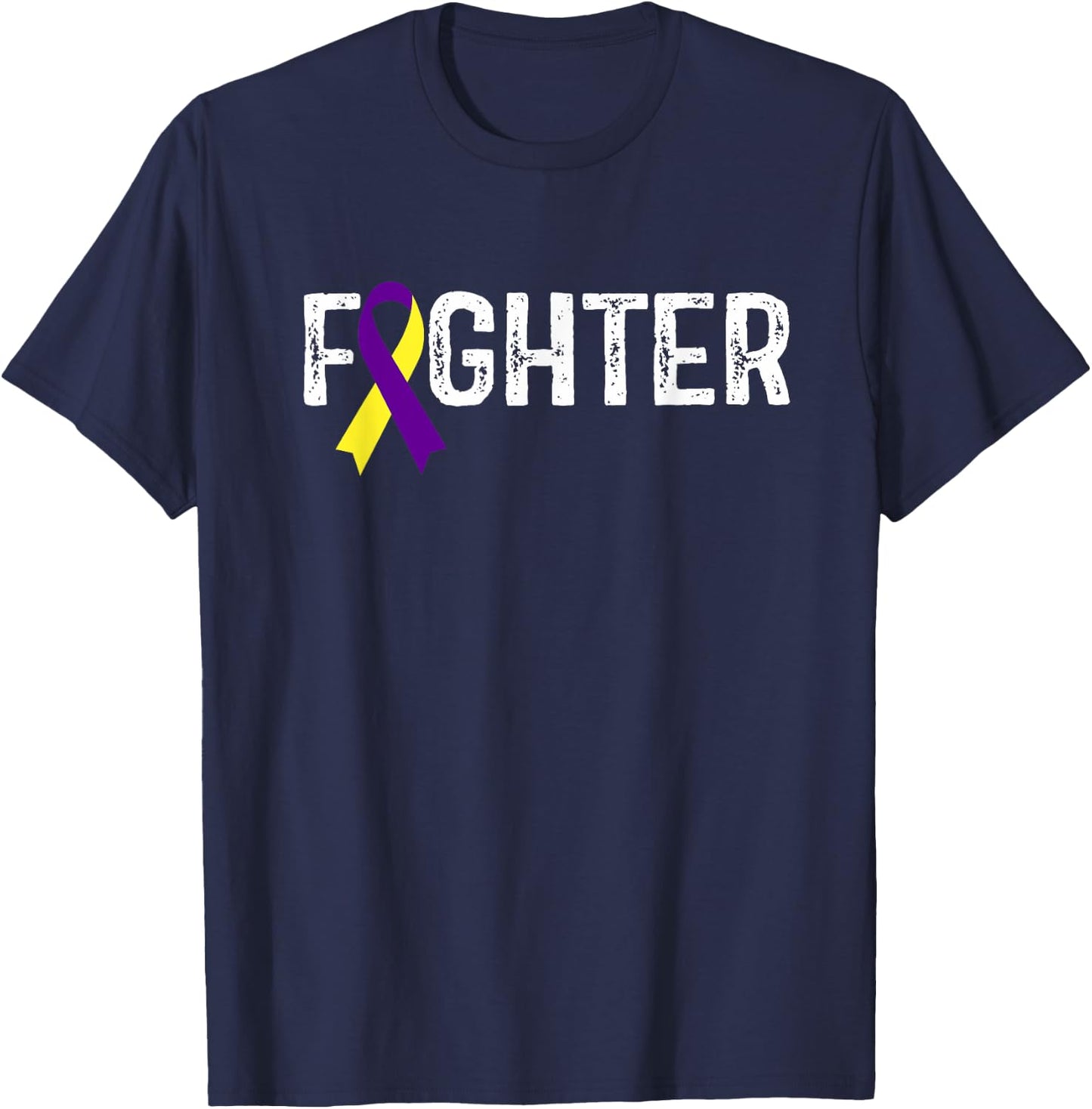 Fighter Sotos Syndrome Awareness T-Shirt - T-Shirt | Navy