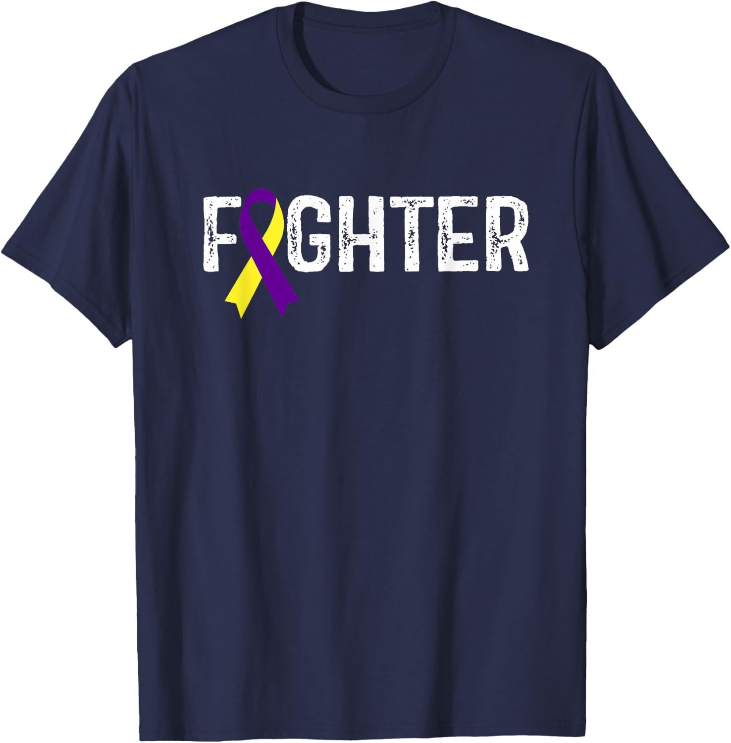 Fighter Sotos Syndrome Awareness T-Shirt - T-Shirt | Navy
