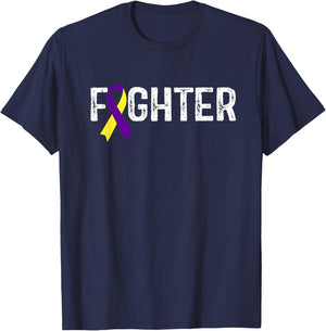 Fighter Sotos Syndrome Awareness T-Shirt - T-Shirt | Navy
