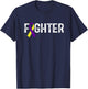 Fighter Sotos Syndrome Awareness T-Shirt - T-Shirt | Navy