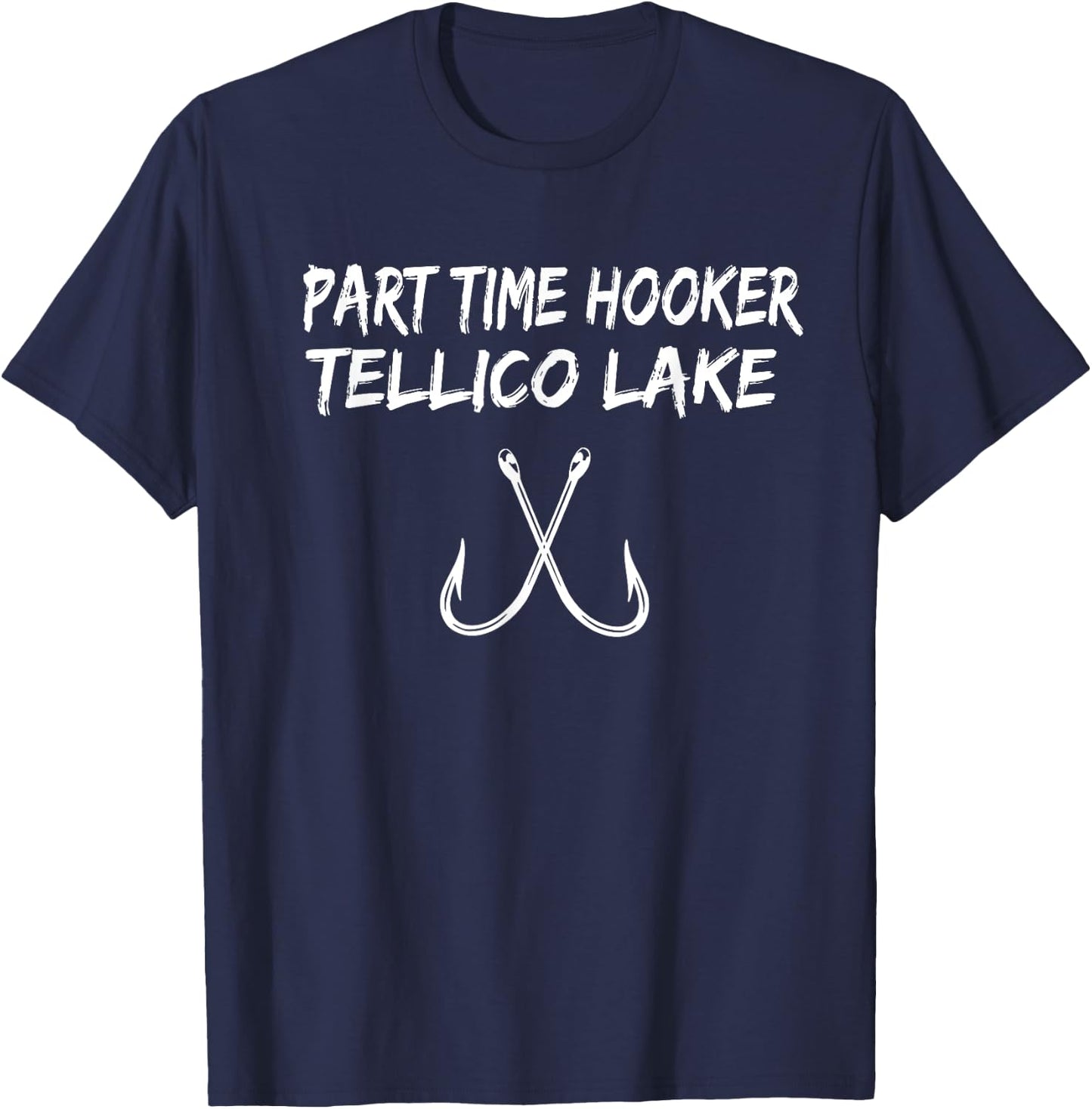 Tennessee Lakes Shirt - Tellico Lake fishing T-Shirt - T-Shirt | Navy