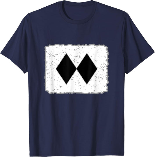 Funny Double Black Diamonds Ski Snowboard Skiing Skiers Gift T-Shirt - T-Shirt | Navy