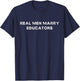 Real Men Marry Educators T-Shirt - T-Shirt | Navy