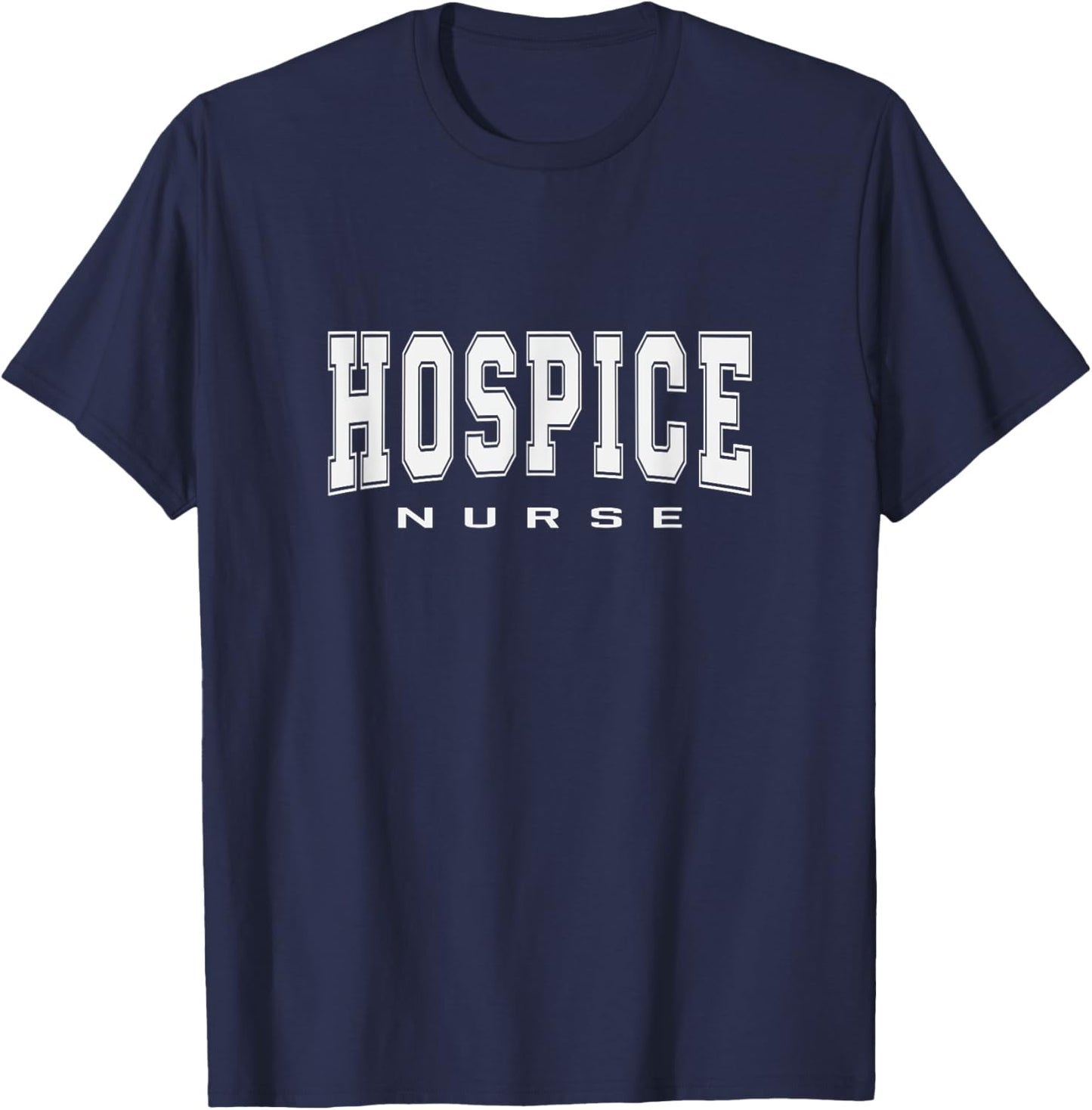 Vintage Hospice Nurse Doctor Graduation Medical Nursing RN T-Shirt - T-Shirt | Navy