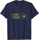 Sensi Star Weed Cannabis Strain Marijuana Icon Style T-Shirt - T-Shirt | Navy