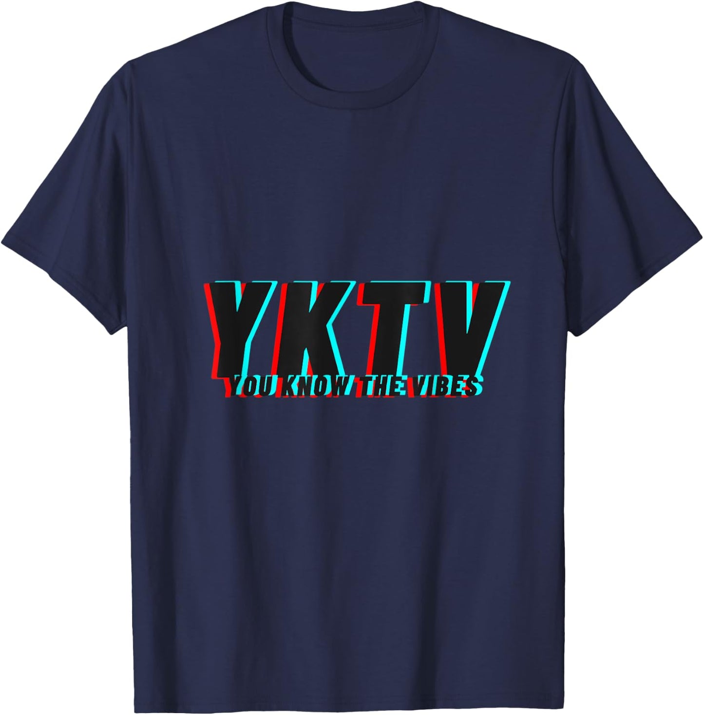 YKTV You Know The Vibes T-Shirt - T-Shirt | Navy