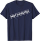 Not Infected Quarantine Funny T-Shirt - T-Shirt | Navy