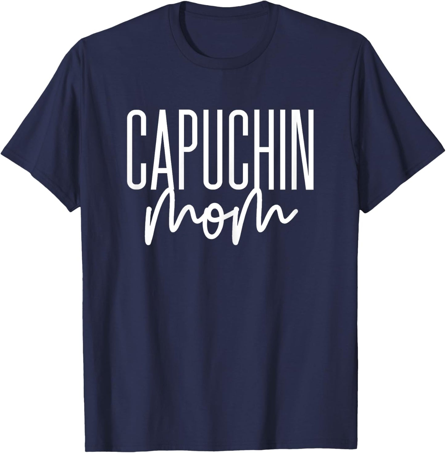 Capuchin Mom T-Shirt - T-Shirt | Navy