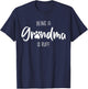 Being A Dog Grandma Is Ruff Shirt Mothers Day Gifts Pawma T-Shirt - T-Shirt | Navy