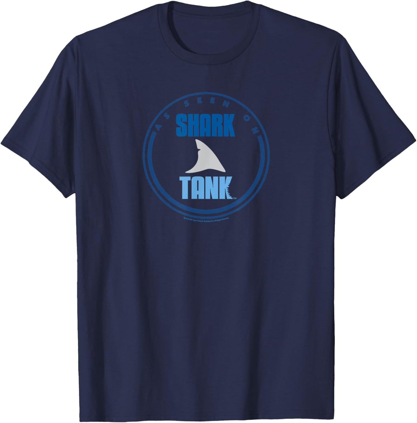 Shark Tank As Seen On T-Shirt - T-Shirt | Navy